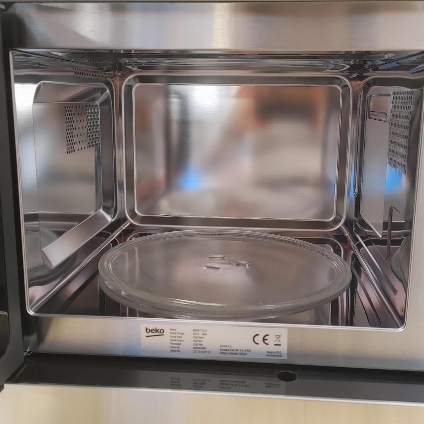 Forno a microonde Beko BMOB17131X Microonde da incasso Solo 17 L 700 W Acciaio inossidabile