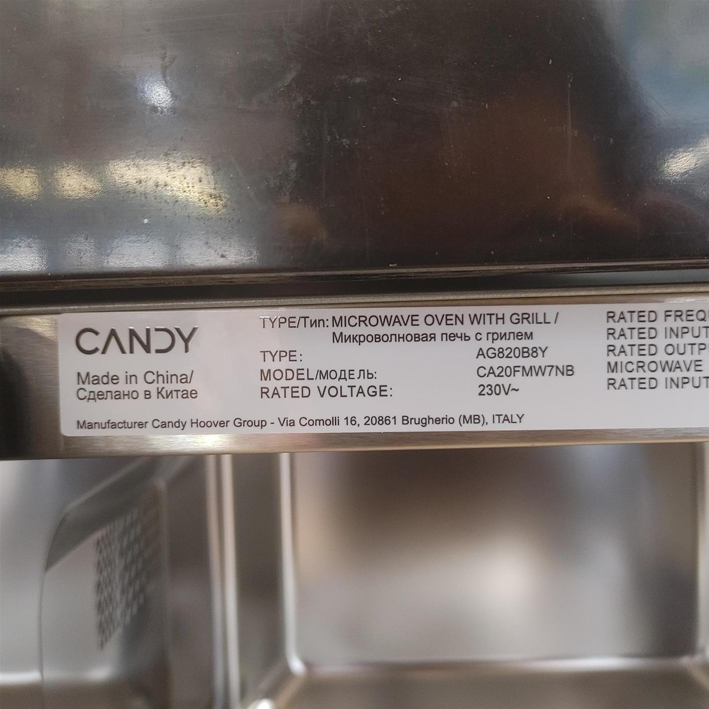 Microonde Candy CA20FMW7NB con grill da Incasso