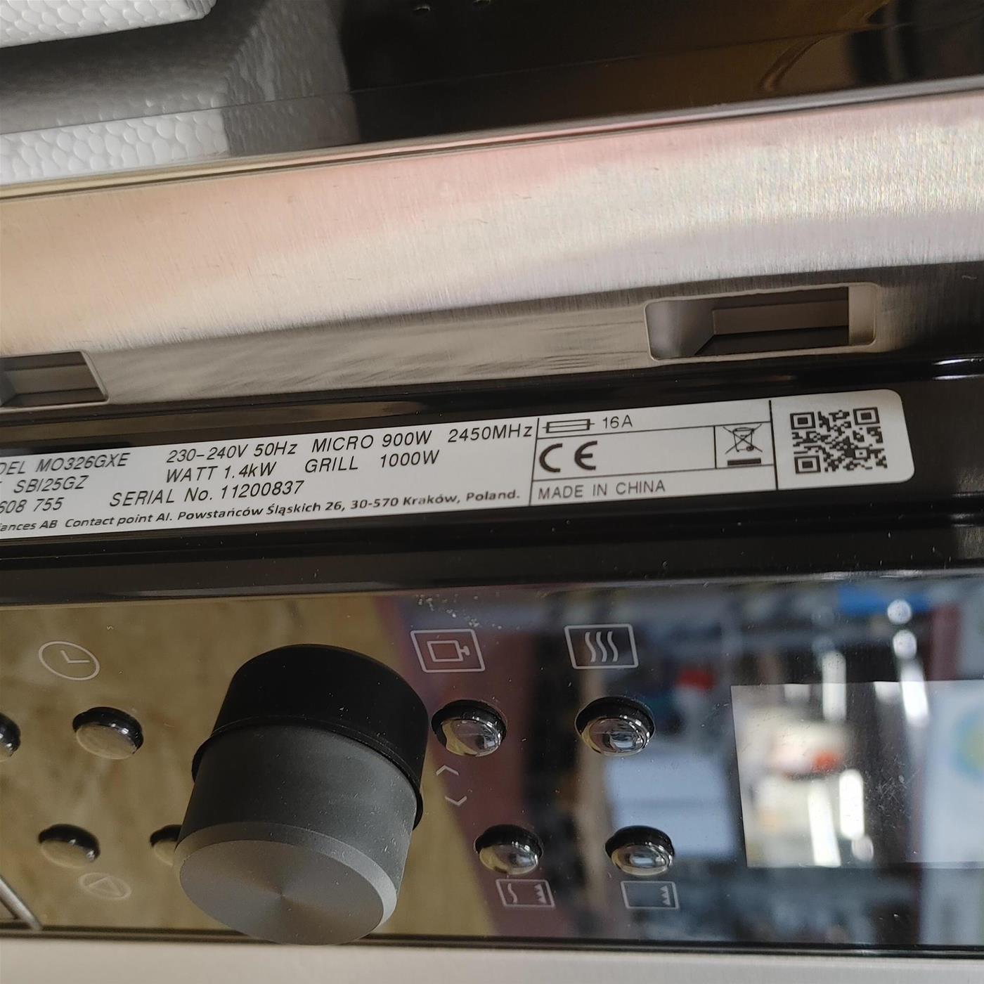Electrolux MO326GXE Da incasso Microonde combinato 25 L 900 W Acciaio inossidabile
