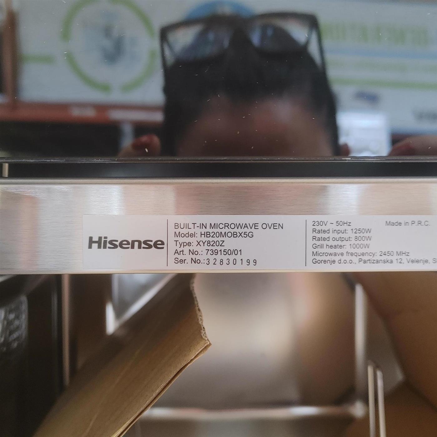 Microonde Hisense HB20MOBX5G da incasso