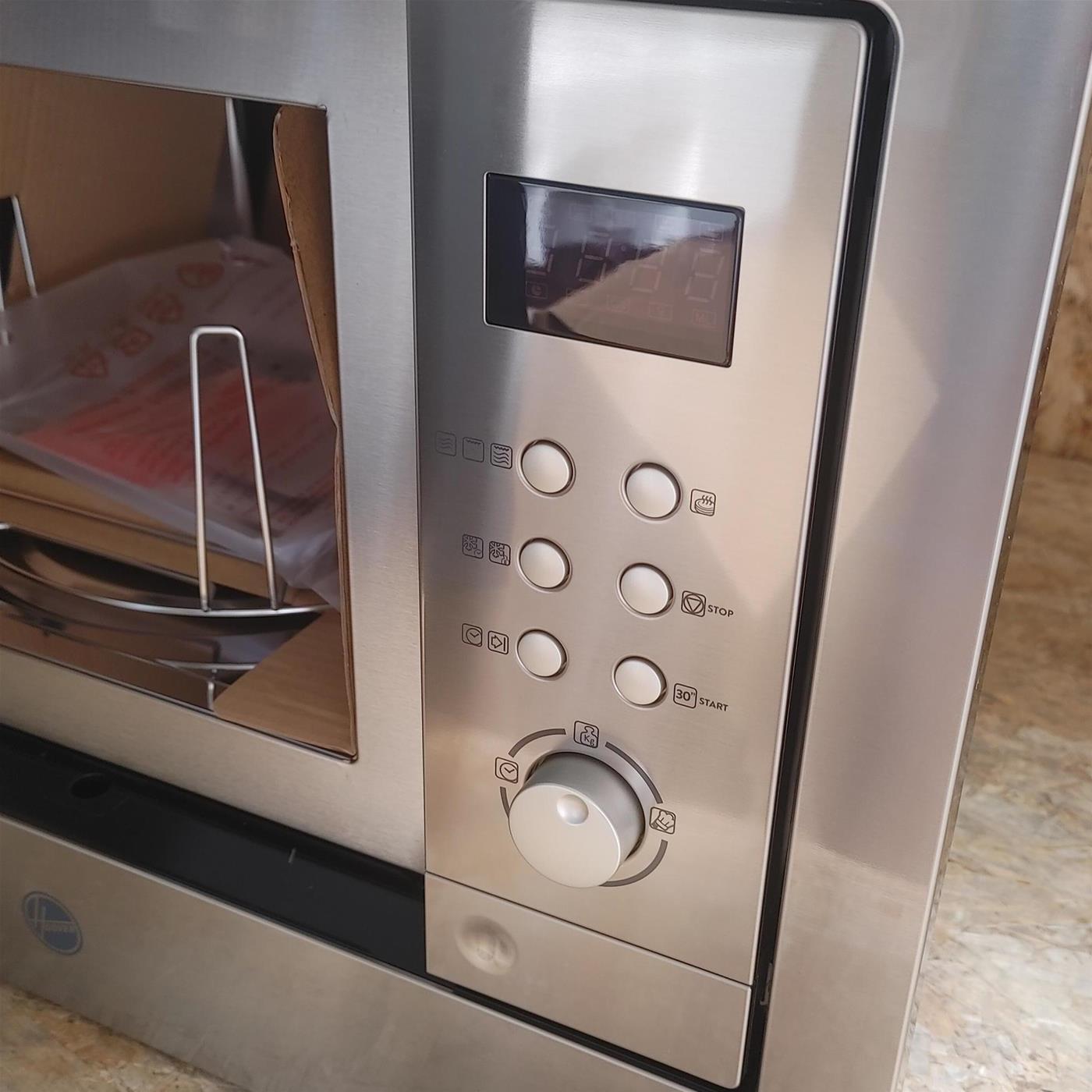 Hoover H-MICROWAVE 100 HMG281XC3 Forno a microonde con grill da incasso 28 L 900 W Acciaio inossidabile