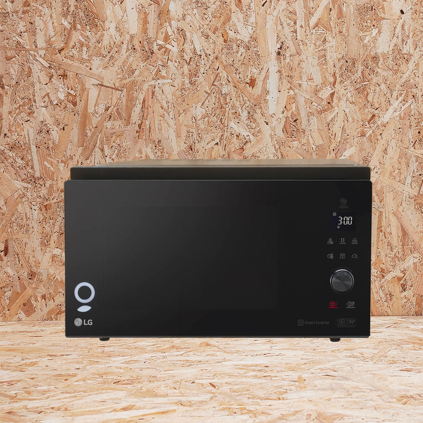 LG MJ3965BPS microonde Piano cottura Microonde combinato 39 L 1350 W Nero