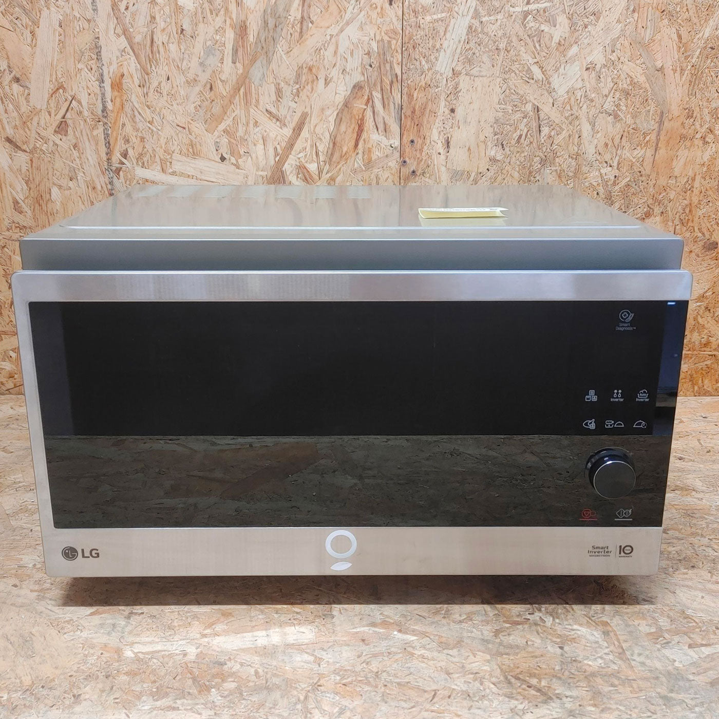 LG MJ3965ACS microonde Piano cottura Microonde combinato 39 L 1350 W Acciaio inossidabile