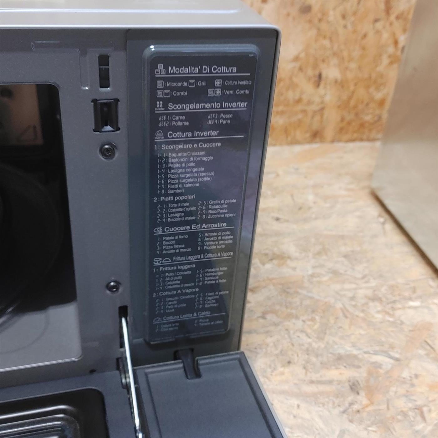 LG MJ3965ACS microonde Piano cottura Microonde combinato 39 L 1350 W Acciaio inossidabile