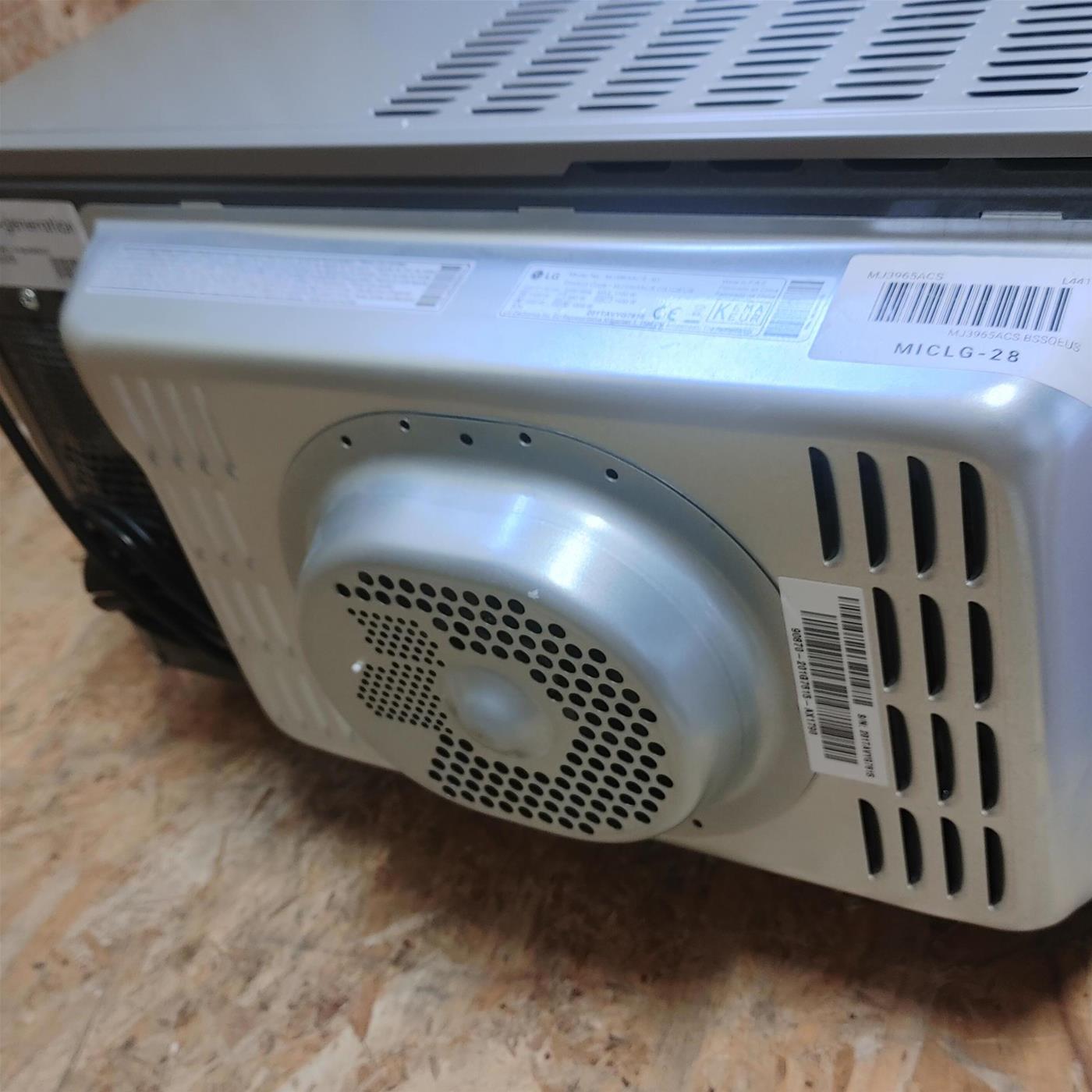 LG MJ3965ACS microonde Piano cottura Microonde combinato 39 L 1350 W Acciaio inossidabile