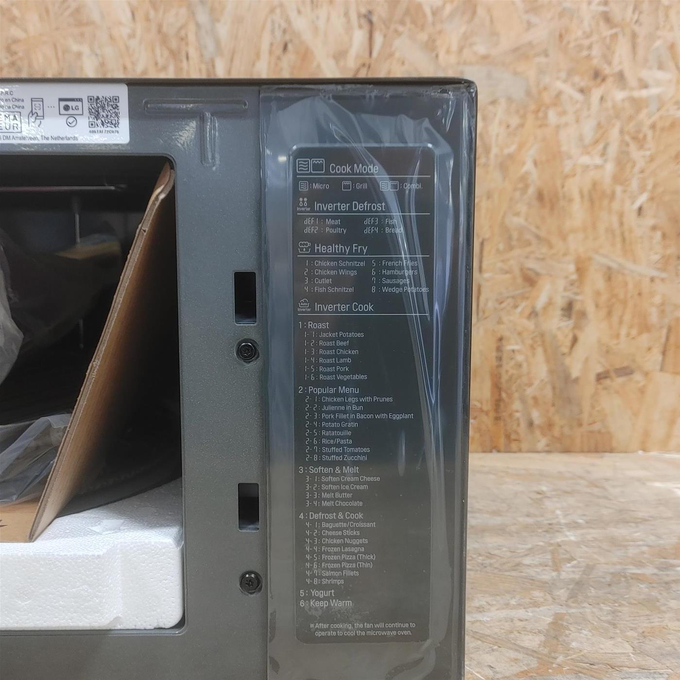 LG MH7265DPS microonde Piano cottura microonde grill 32 L 1350 W Nero