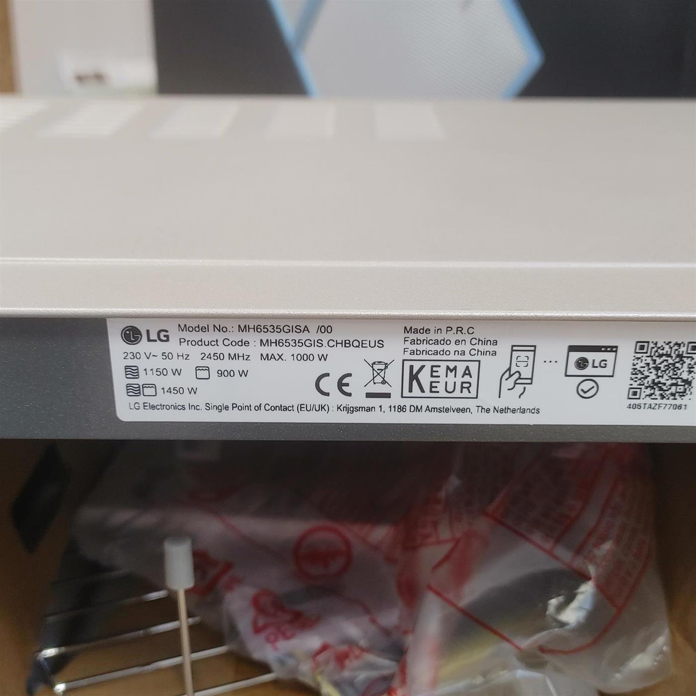 Microonde combinato LG MH6535GIS