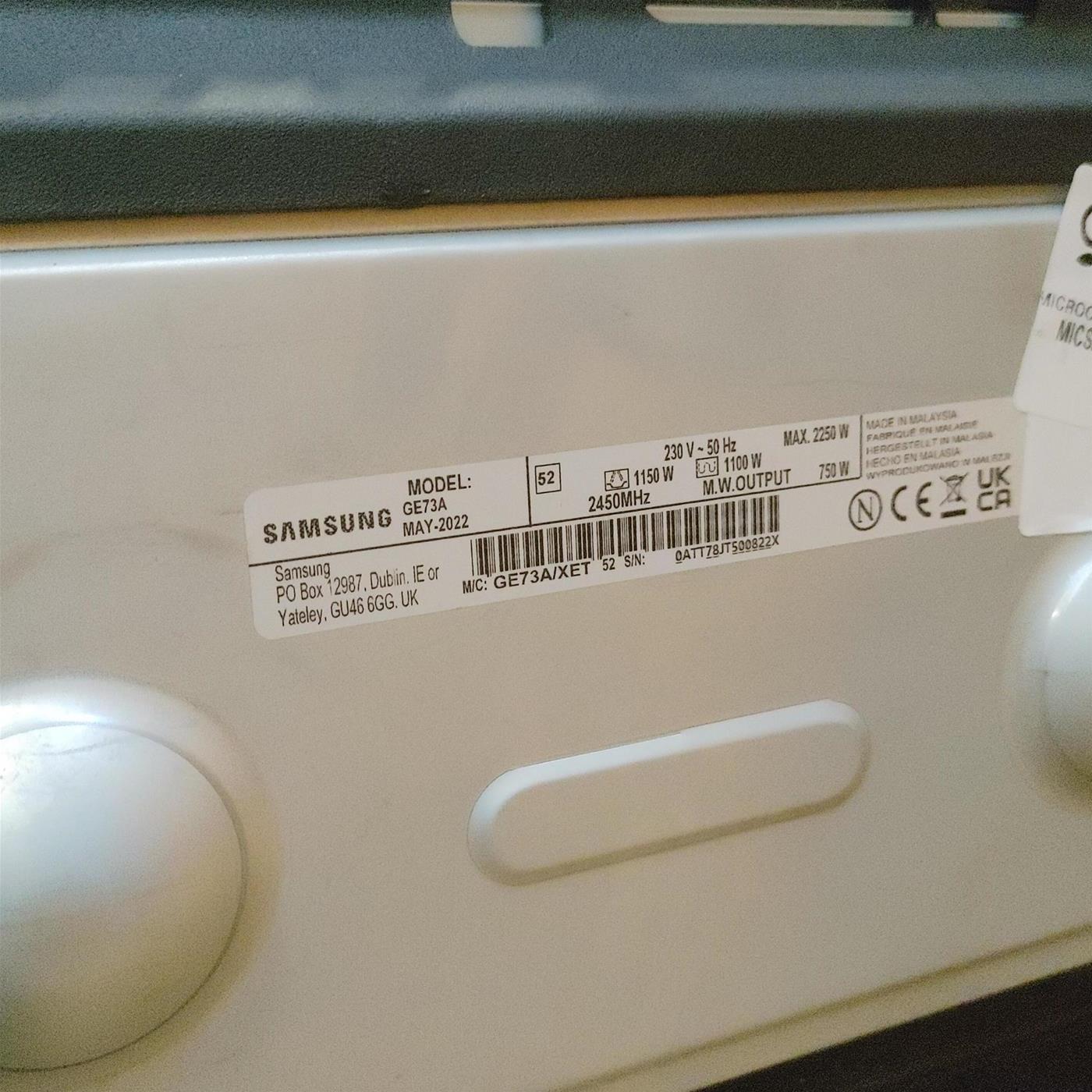 Samsung GE73A microonde da banco Grill microonde 20 L 750 W Bian