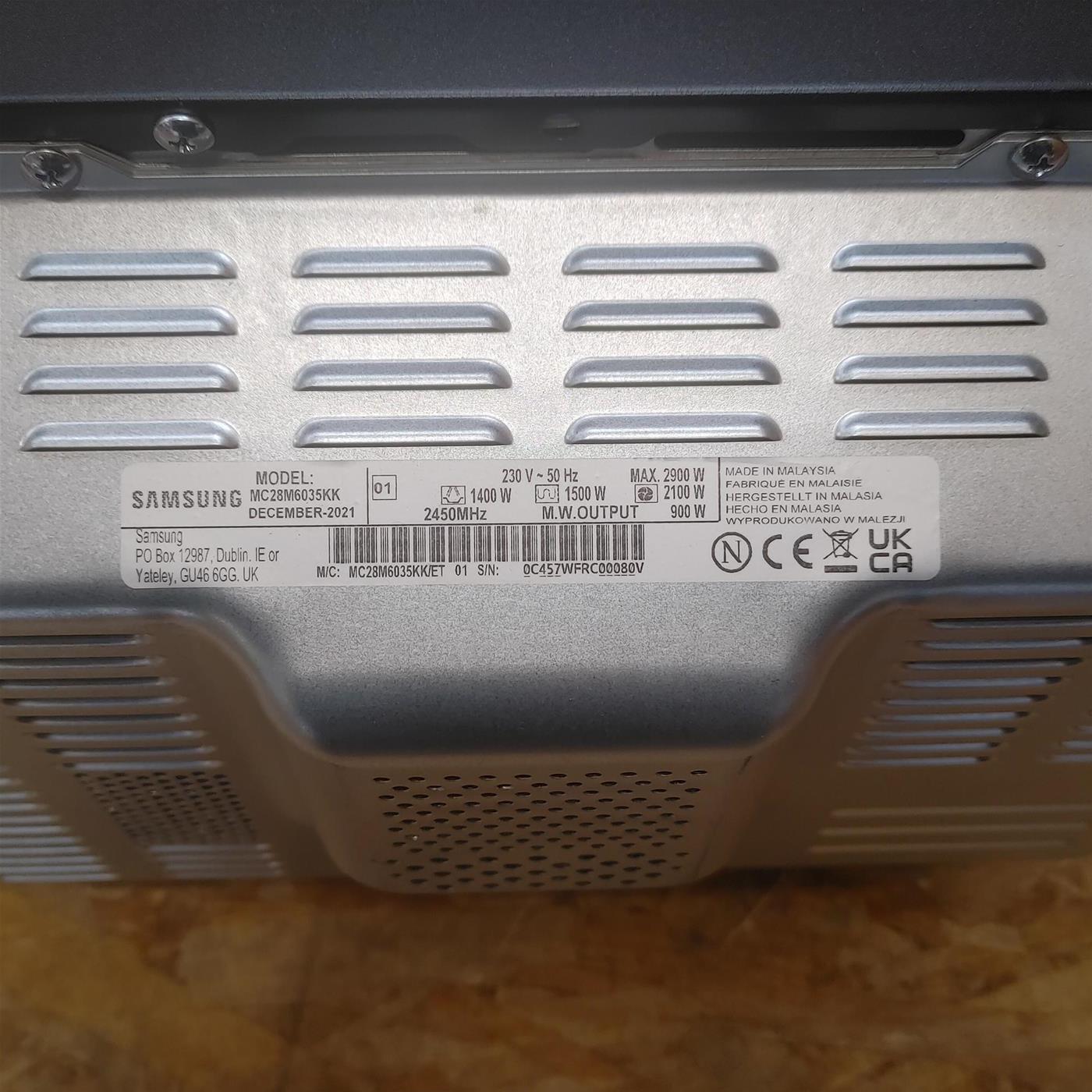 Microonde Samsung MC28M6035KK Combinato