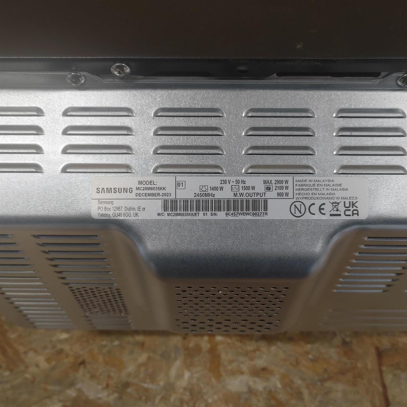 Microonde Samsung MC28M6035KK Combinato