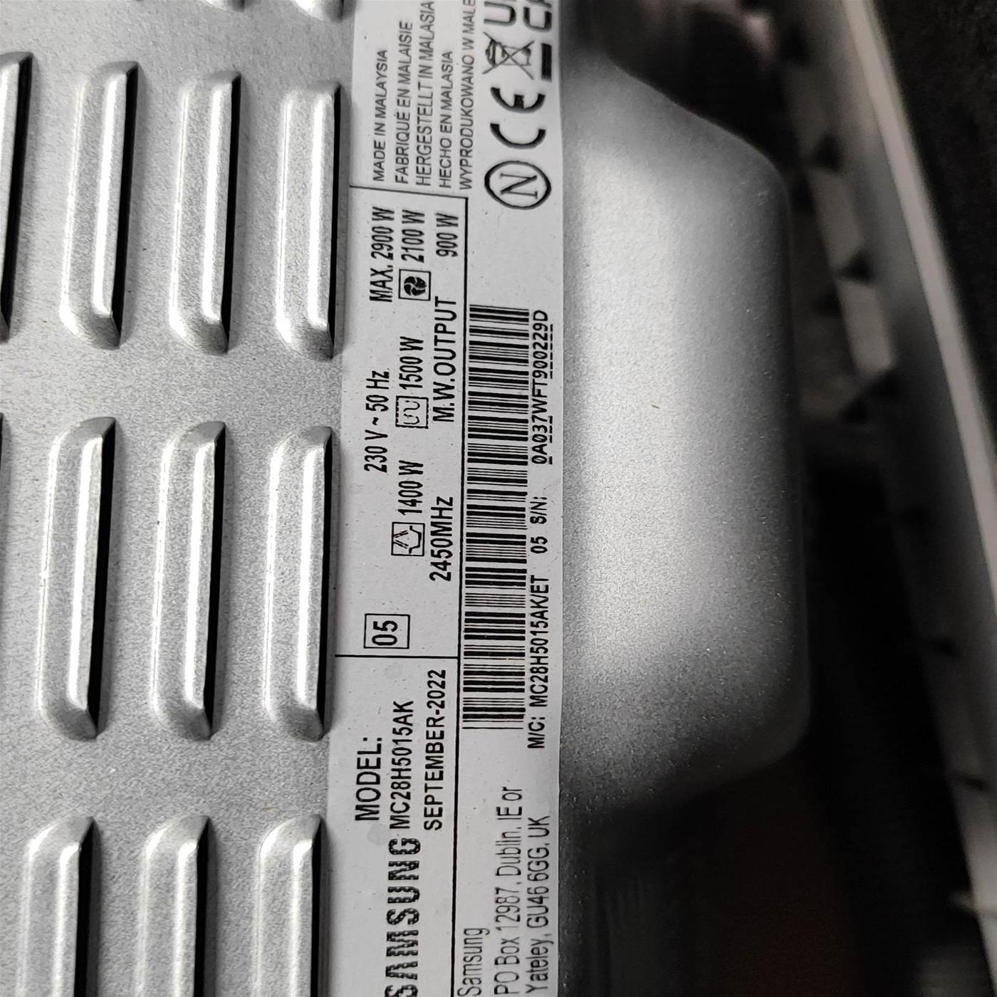 Microonde Samsung MC28H5015AK Combinato