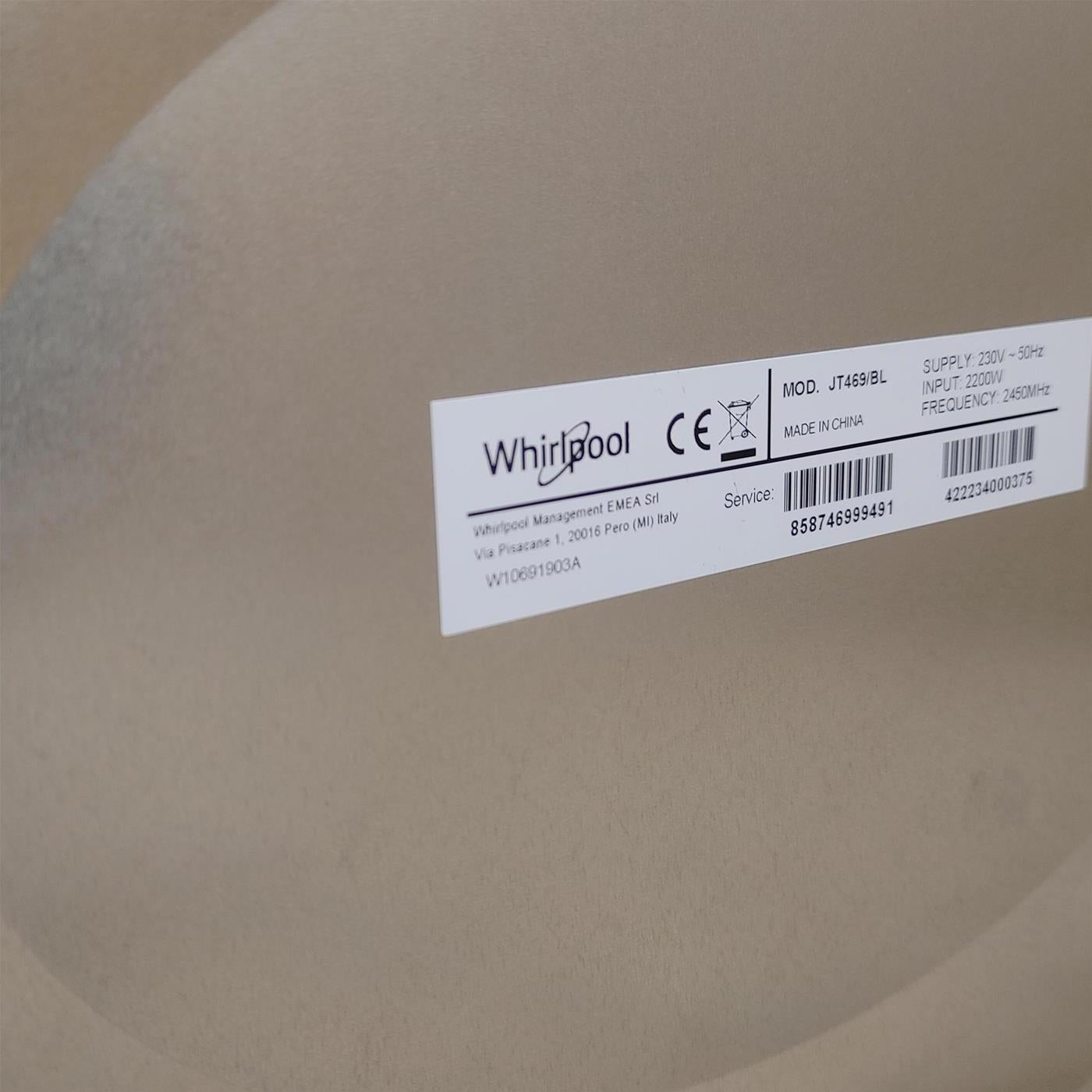 Whirlpool JT 469 BL Superficie piana Microonde combinato 33 L 1000 W Nero