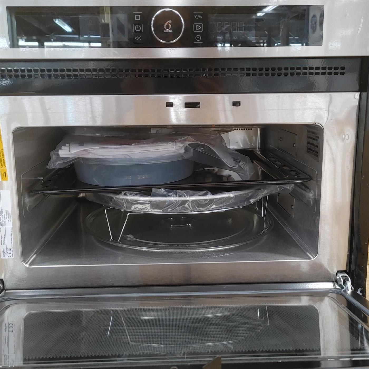 Whirlpool AMW 509/IX Da incasso Microonde combinato 40 L 900 W Acciaio inossidabile