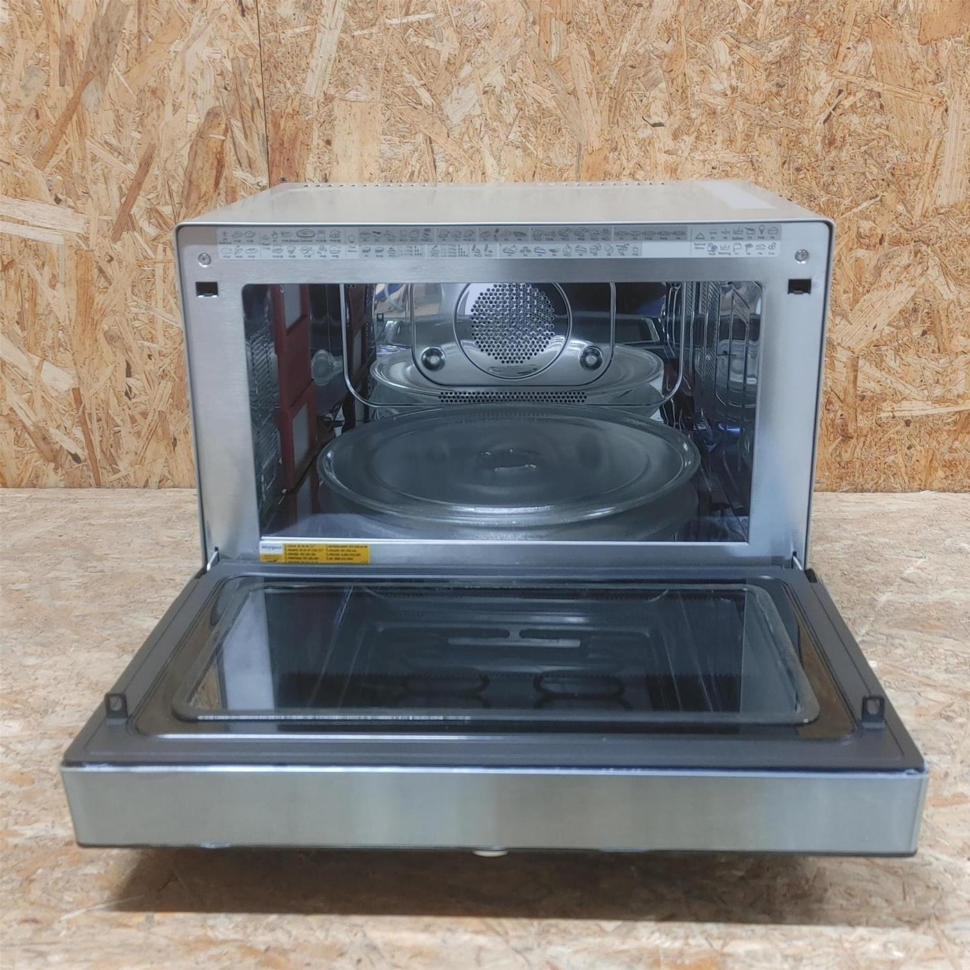 Whirlpool Supreme Chef MWSC 9133 SB Nero, Argento Microonde combinato Piano di lavoro 33 L 1000 W