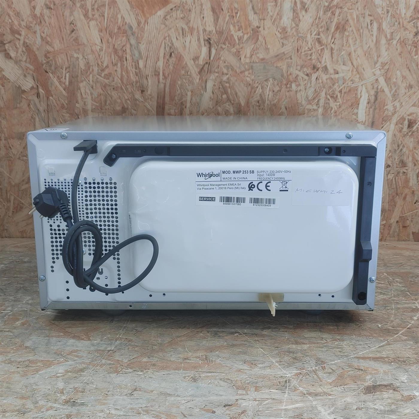 Microonde Whirlpool MWP 253 SB Cook25 libera installazione