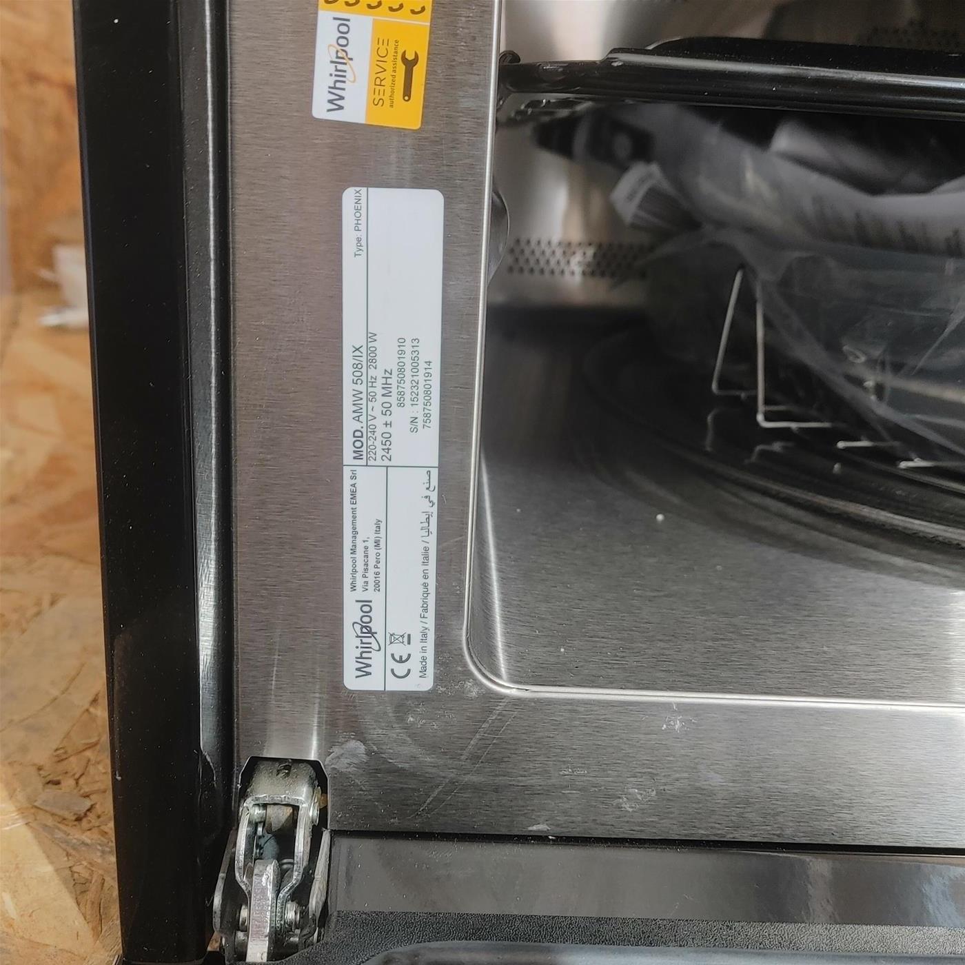 Microonde Whirlpool AMW 508/IX da incasso