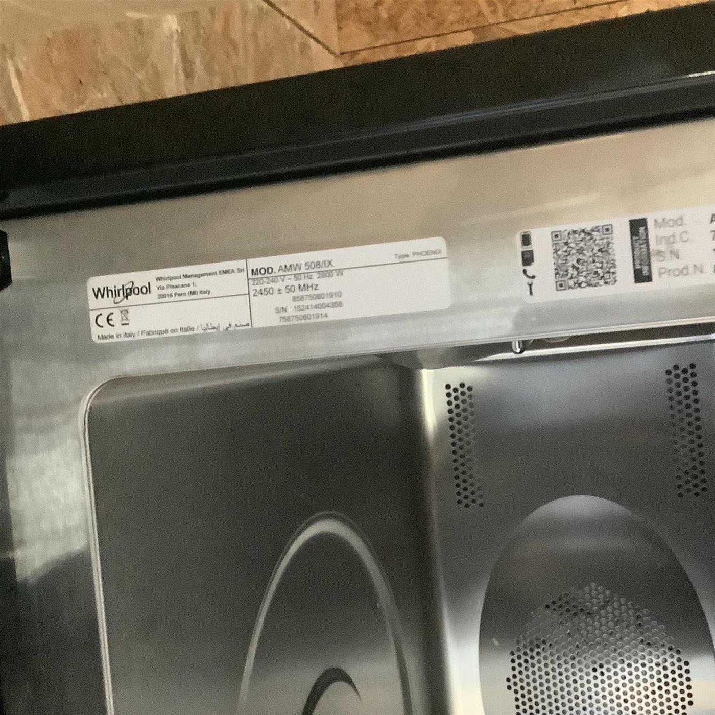 Forno a microonde Whirlpool AMW 508/IX da incasso Combinato