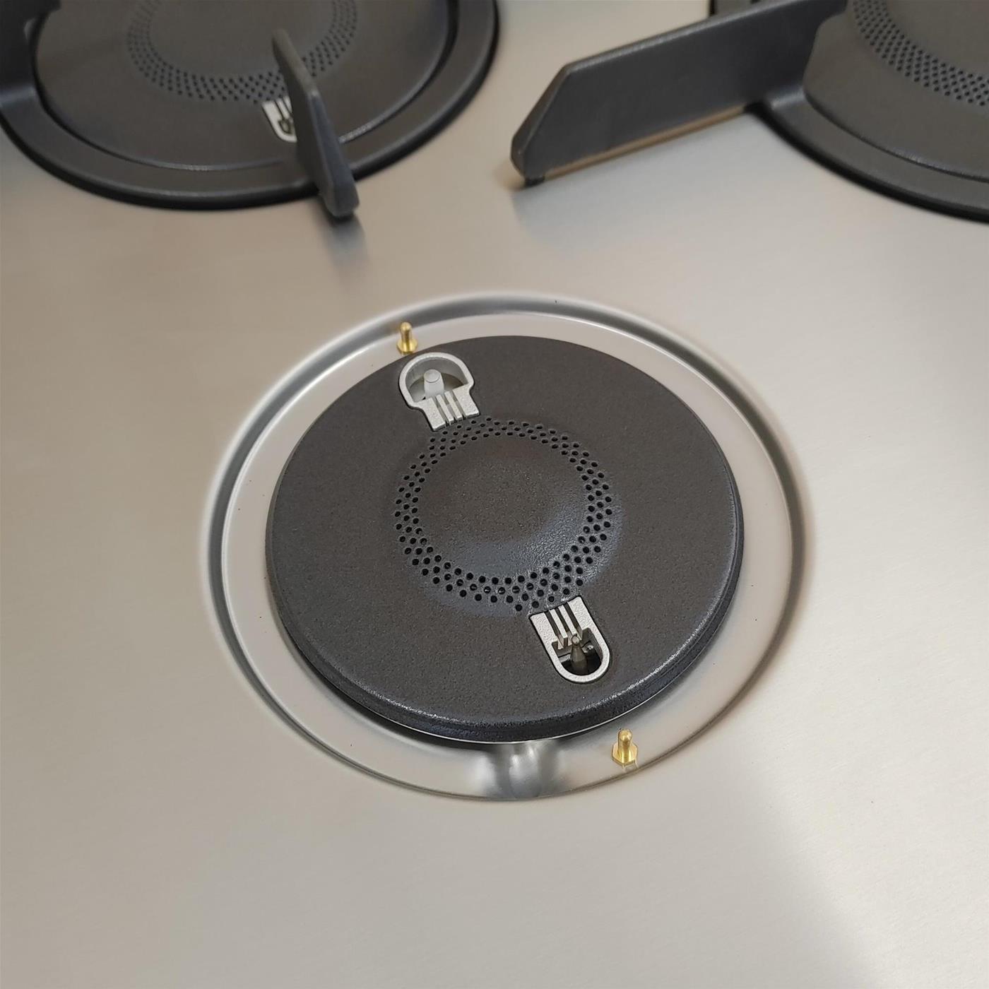Hotpoint FTGHL751S/D/EX/A Acciaio inossidabile Da incasso Gas 5 Fornello(i)