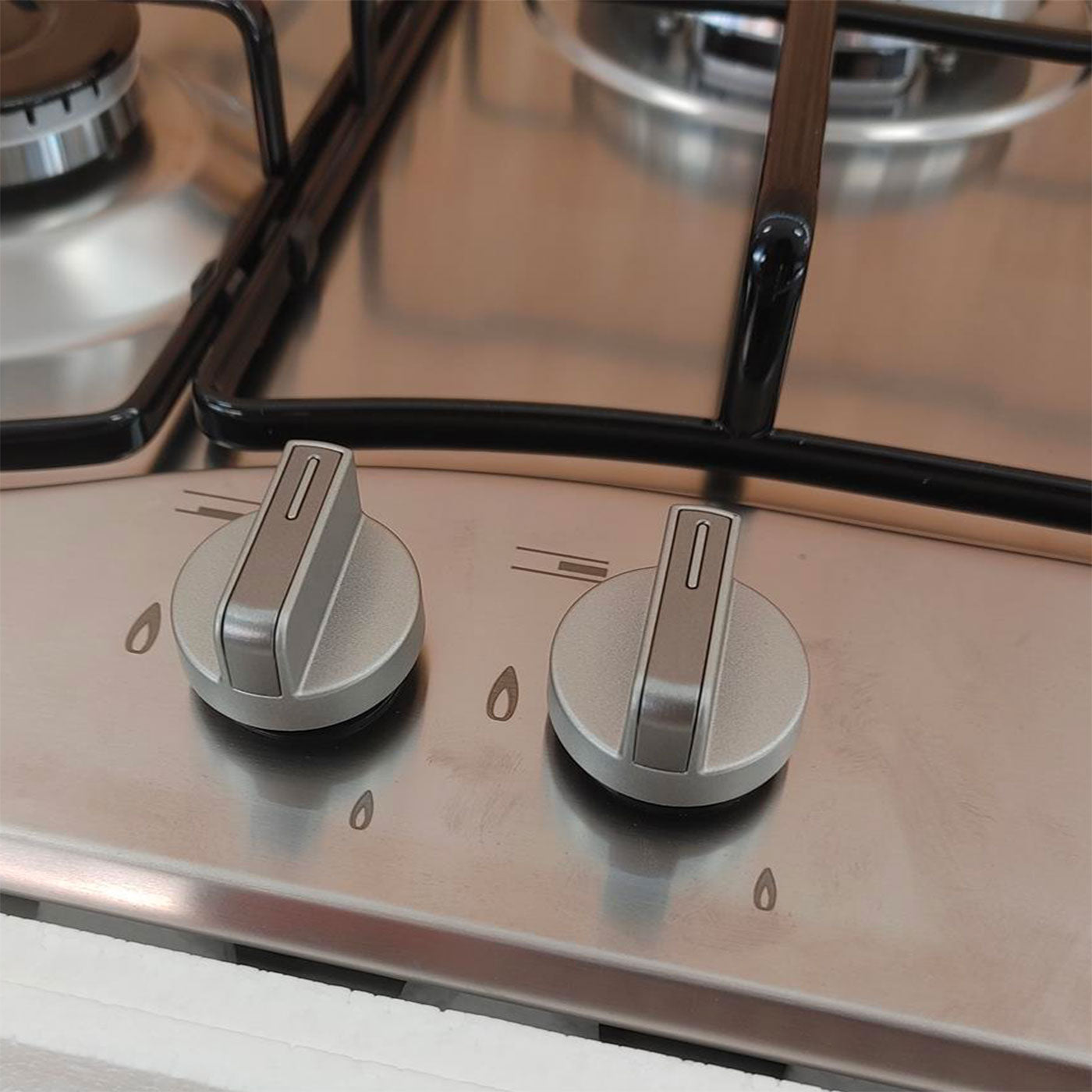 Hotpoint PCN 642 T/IX/HAR Stainless steel Da incasso 60 cm Gas 4 Fornello(i)
