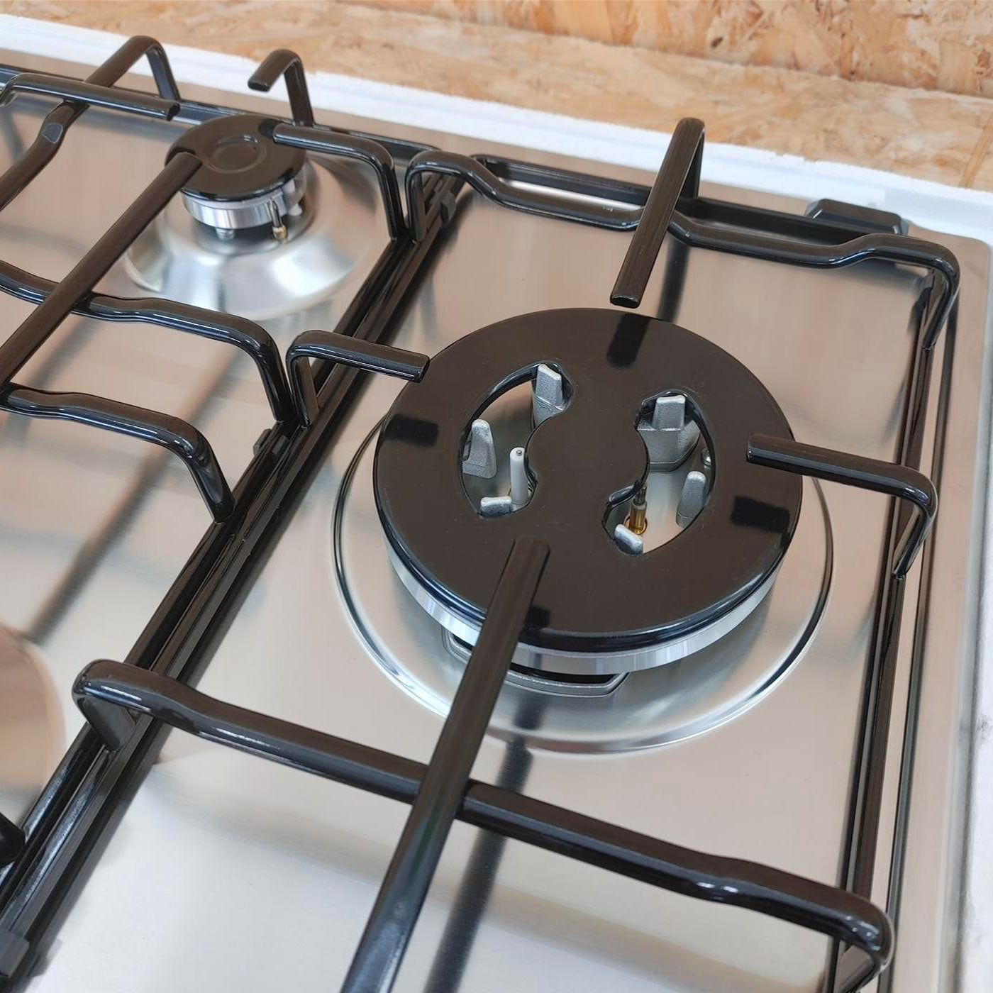 Hotpoint PCN 642 T/IX/HAR Stainless steel Da incasso 60 cm Gas 4 Fornello(i)