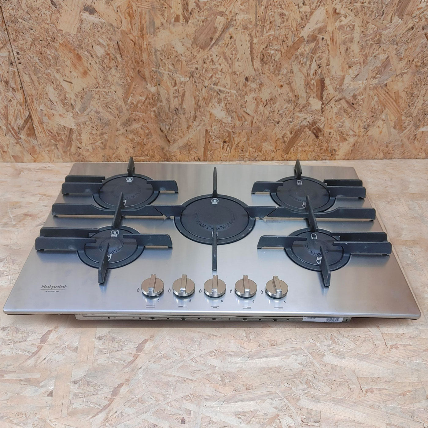 Hotpoint FTGHL 751D/IX/HA GPL Acciaio inossidabile Da incasso 75 cm Gas 5 zona(e)