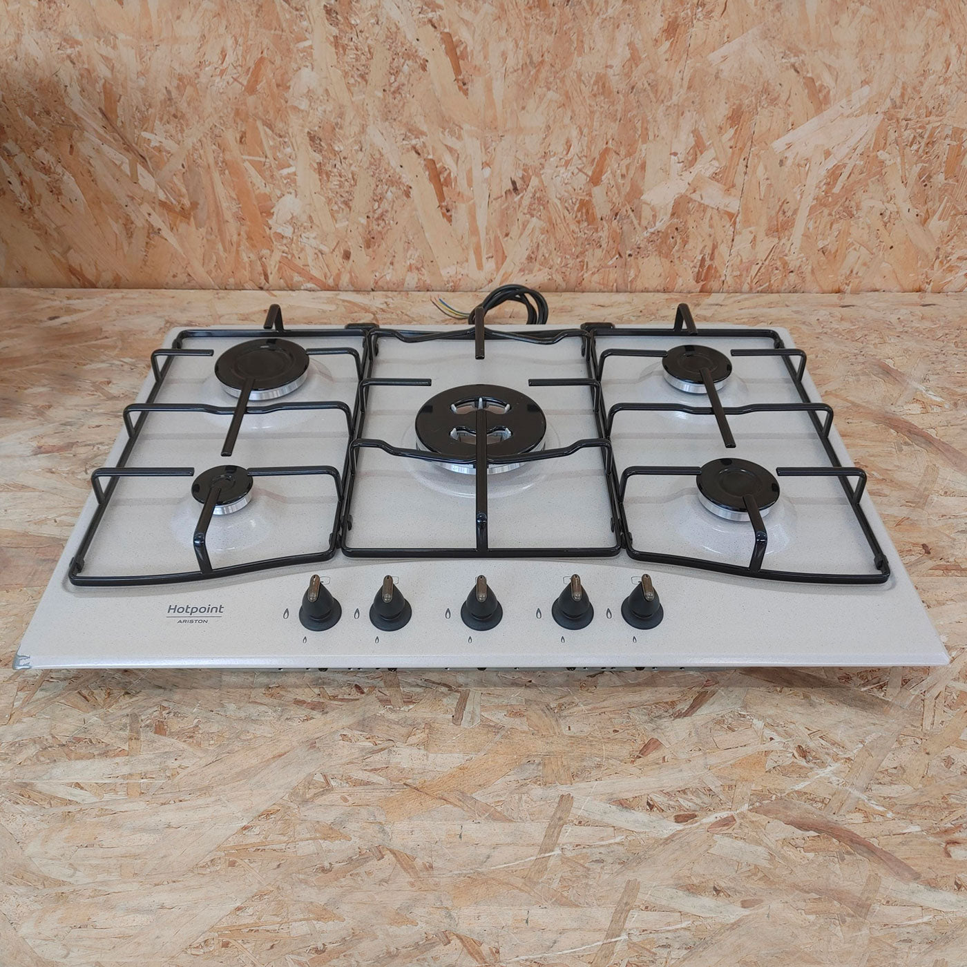 Hotpoint PCN 750 T (OW) R /HA Avorio Da incasso 75 cm Gas 5 Fornello(i)