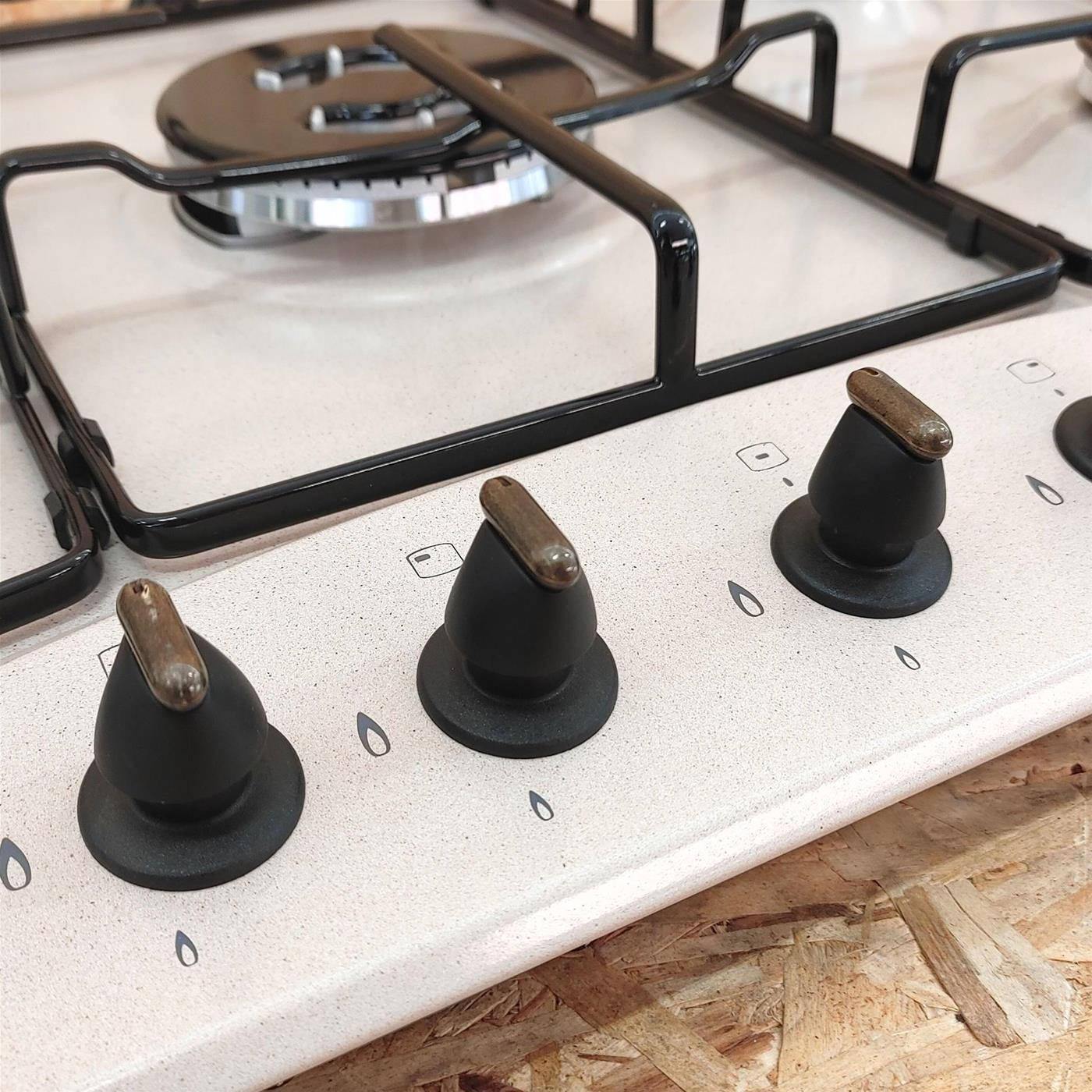 Hotpoint PCN 750 T (OW) R /HA Avorio Da incasso 75 cm Gas 5 Fornello(i)