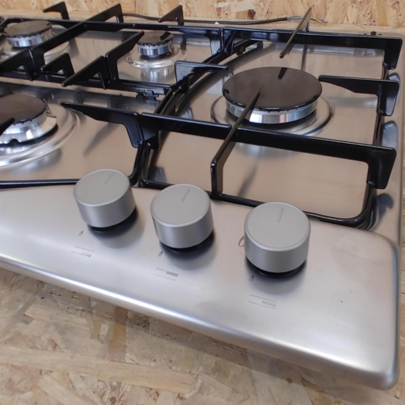 Hotpoint PHN 962 TS/AS/HA Stainless steel Da incasso 87 cm Gas 6 Fornello(i)