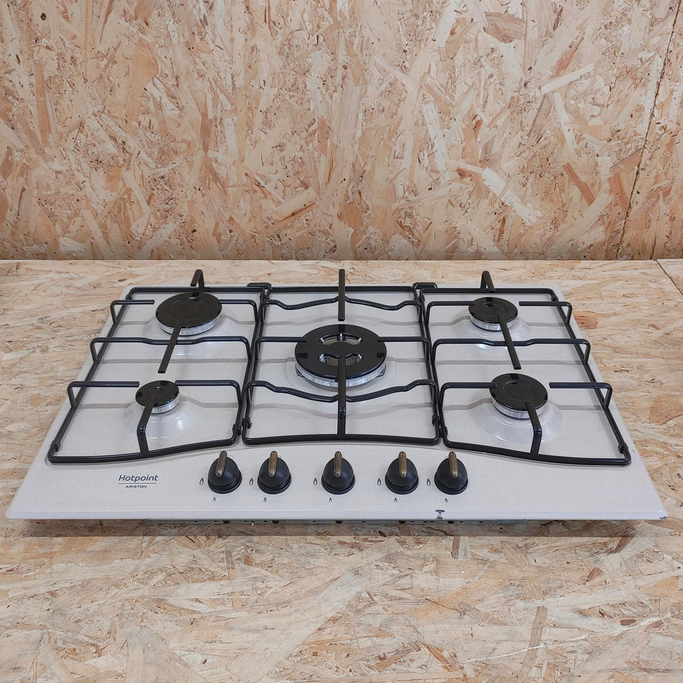 Hotpoint PCN 750 T (OW) R /HA Avorio Da incasso 75 cm Gas 5 Fornello(i)