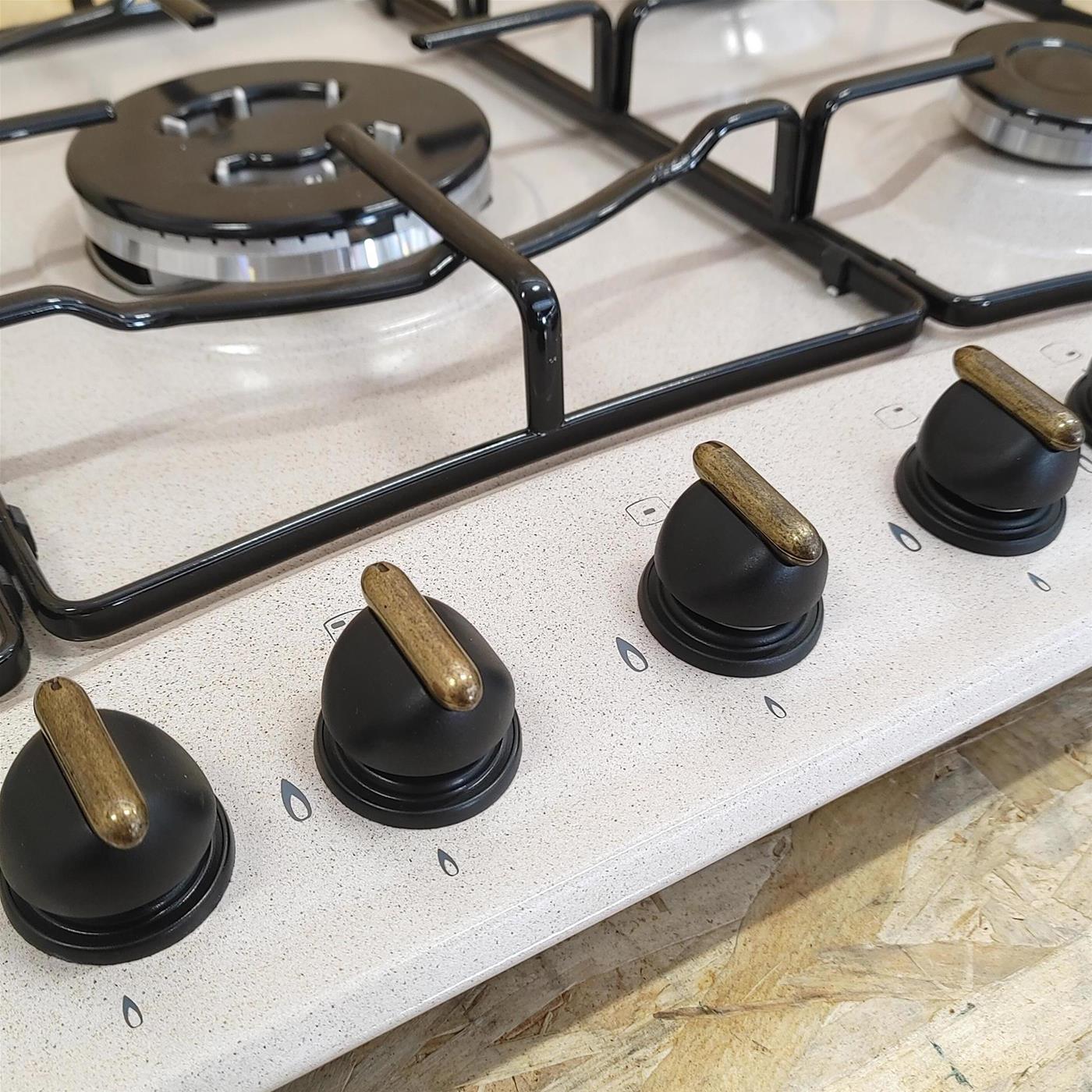 Hotpoint PCN 750 T (OW) R /HA Avorio Da incasso 75 cm Gas 5 Fornello(i)