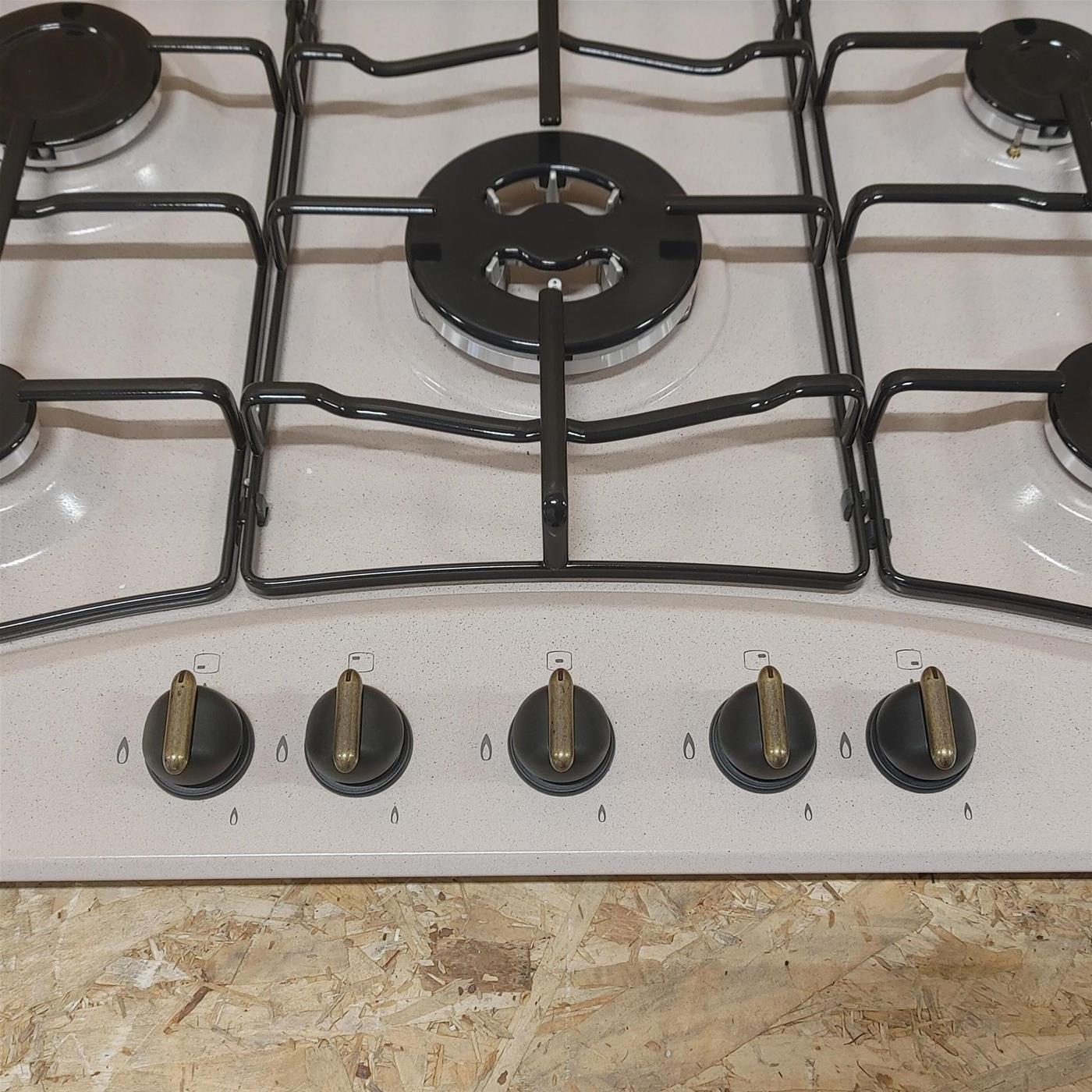 Hotpoint PCN 750T(AV)R/HA Piano cottura Da incasso Gas 5 Fornello(i)