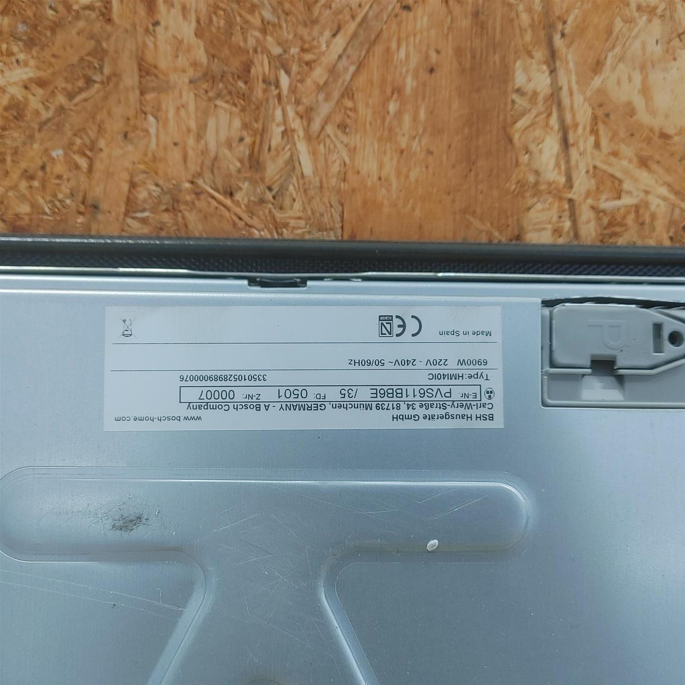 Piano cottura Bosch Serie 4 PVS611BB6E Induzione CombInduction