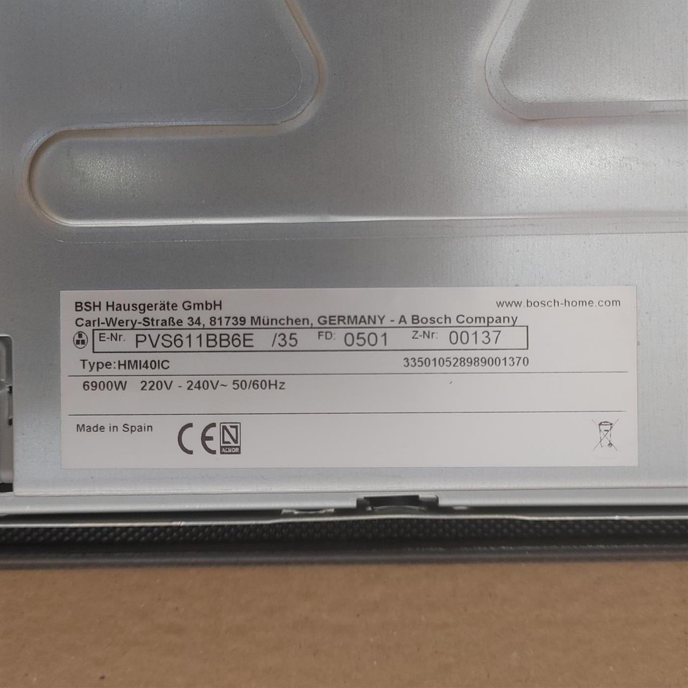 Piano cottura Bosch Serie 4 PVS611BB6E Induzione