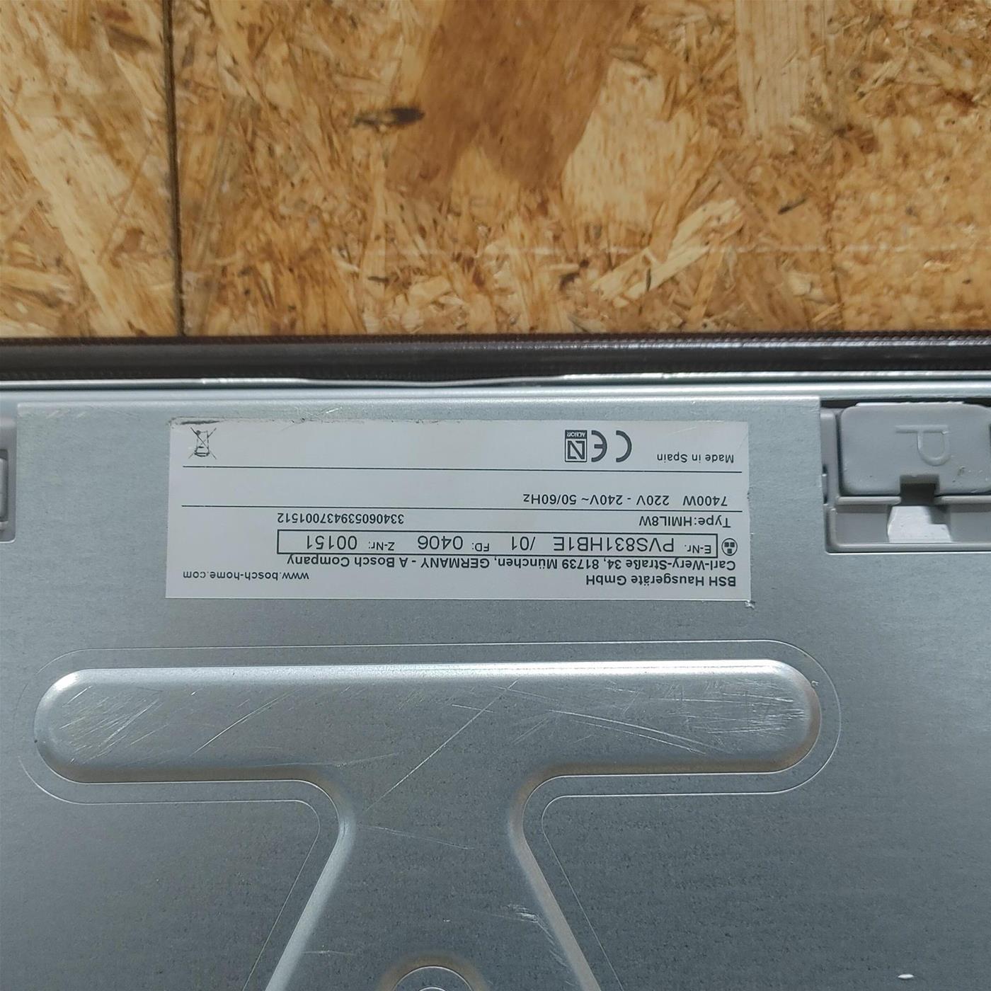 Piano cottura Bosch Serie 6 PVS831HB1E a induzione CombInduction