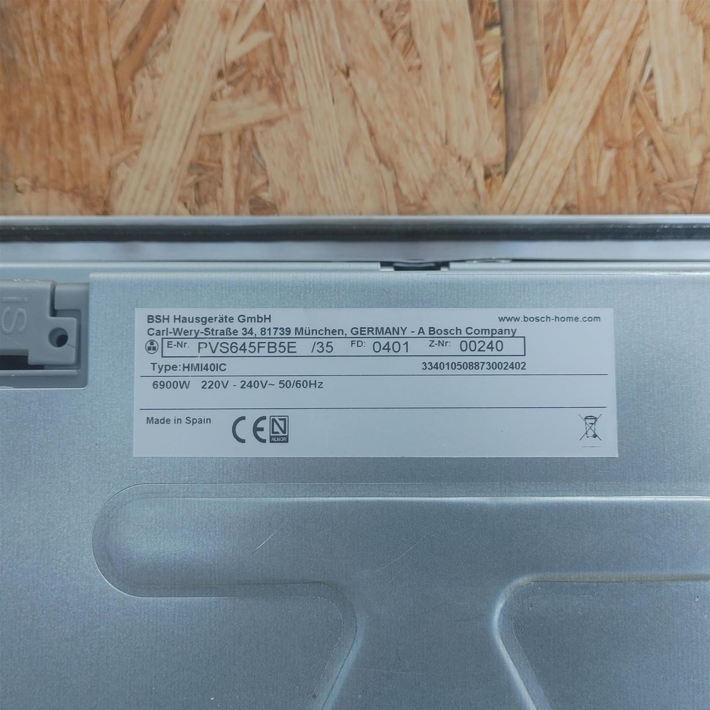Piano Cottura Bosch PSV645FB5E a induzione