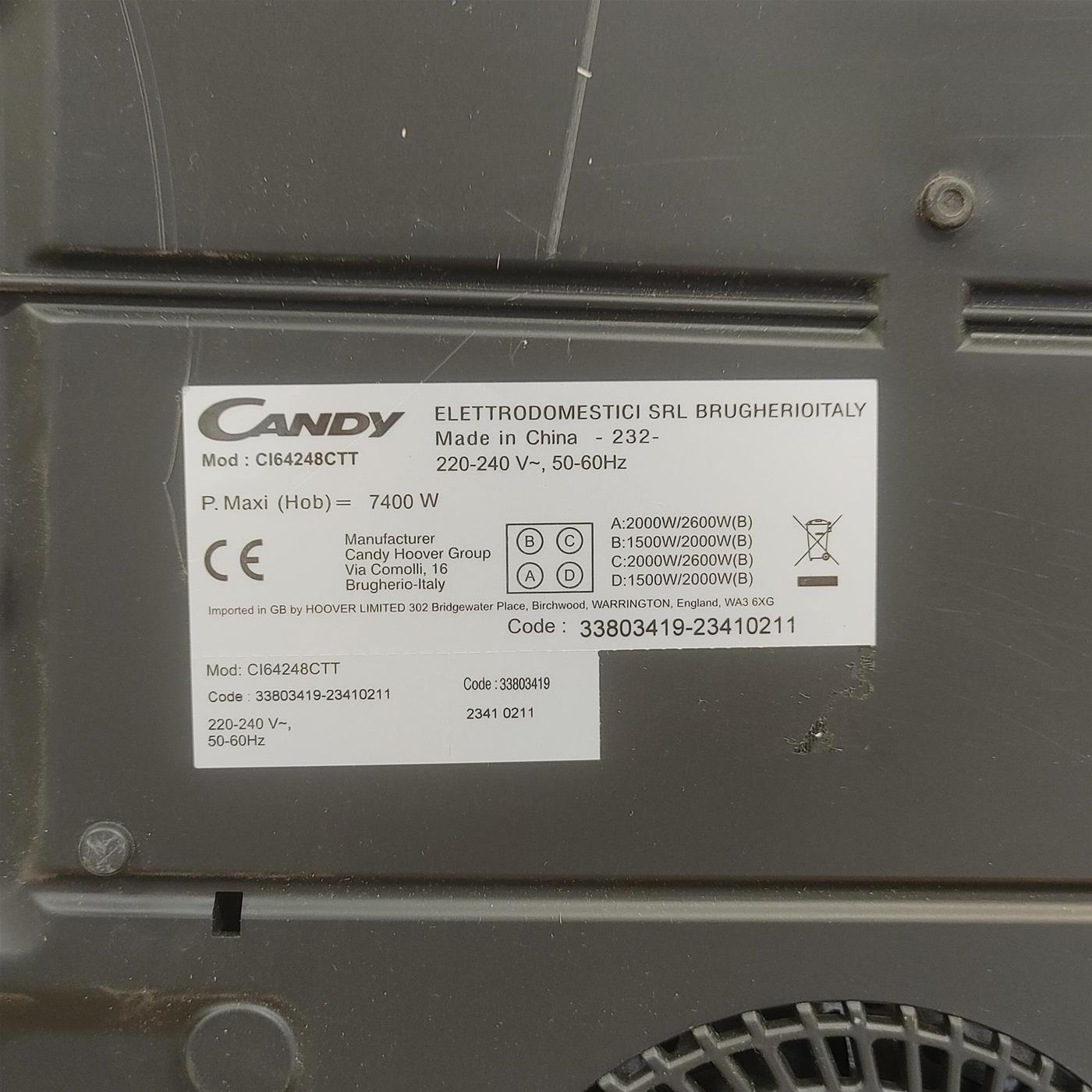 Piano cottura Induzione Candy CI64248CTT