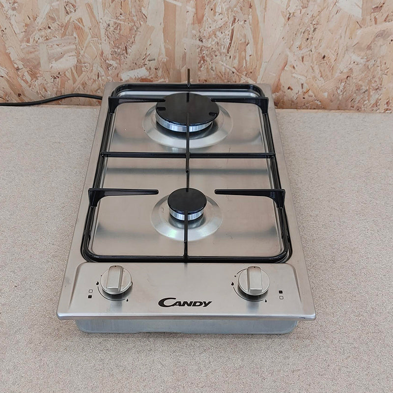 Piano cottura Candy Timeless CDG32/1SPX a Gas 2 Fuochi