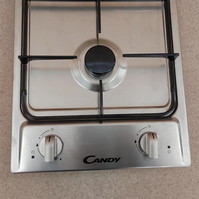 Piano cottura Candy Timeless CDG32/1SPX a Gas 2 Fuochi