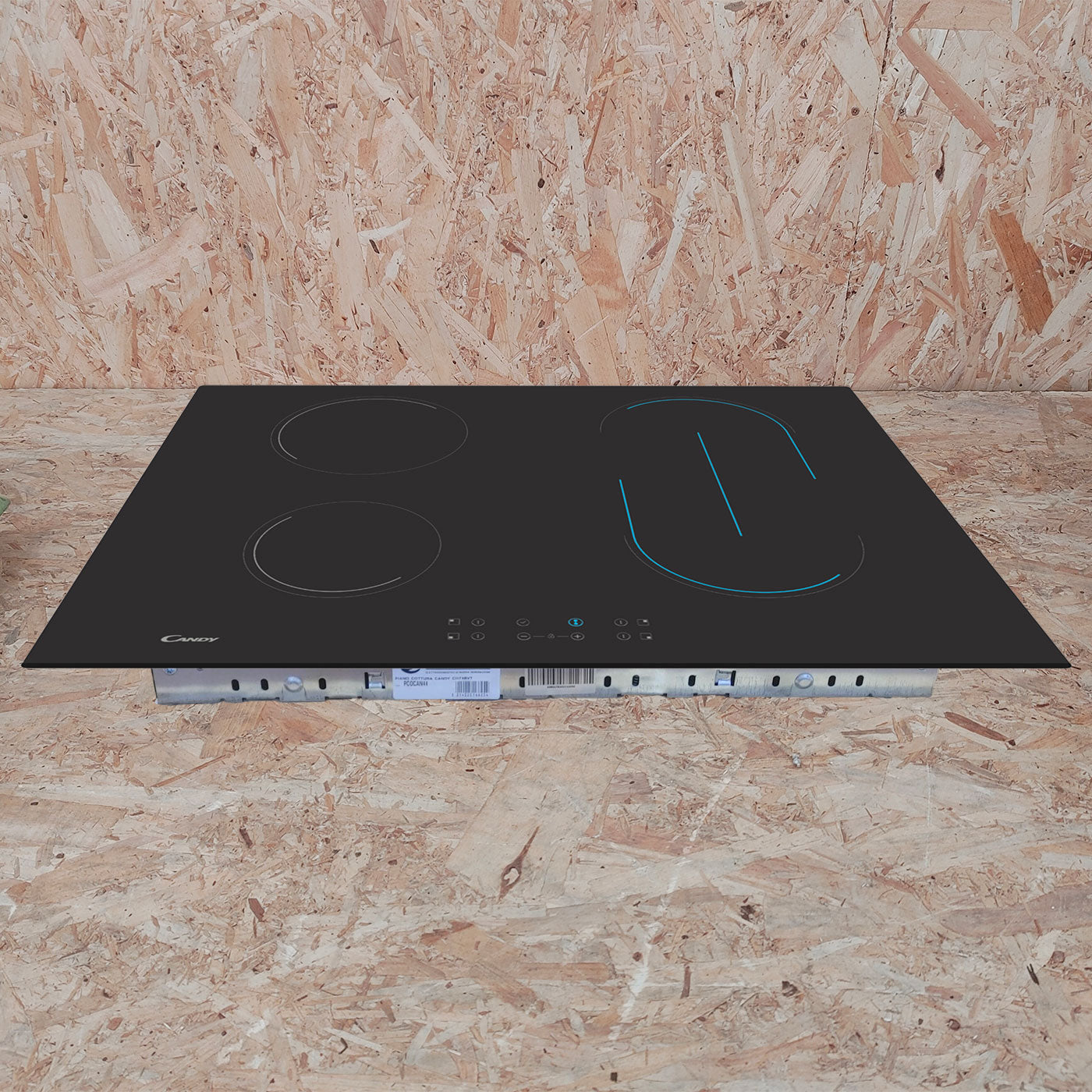 Candy Timeless CH74BVT Nero Da incasso 70 cm Ceramica 4 Fornello(i)