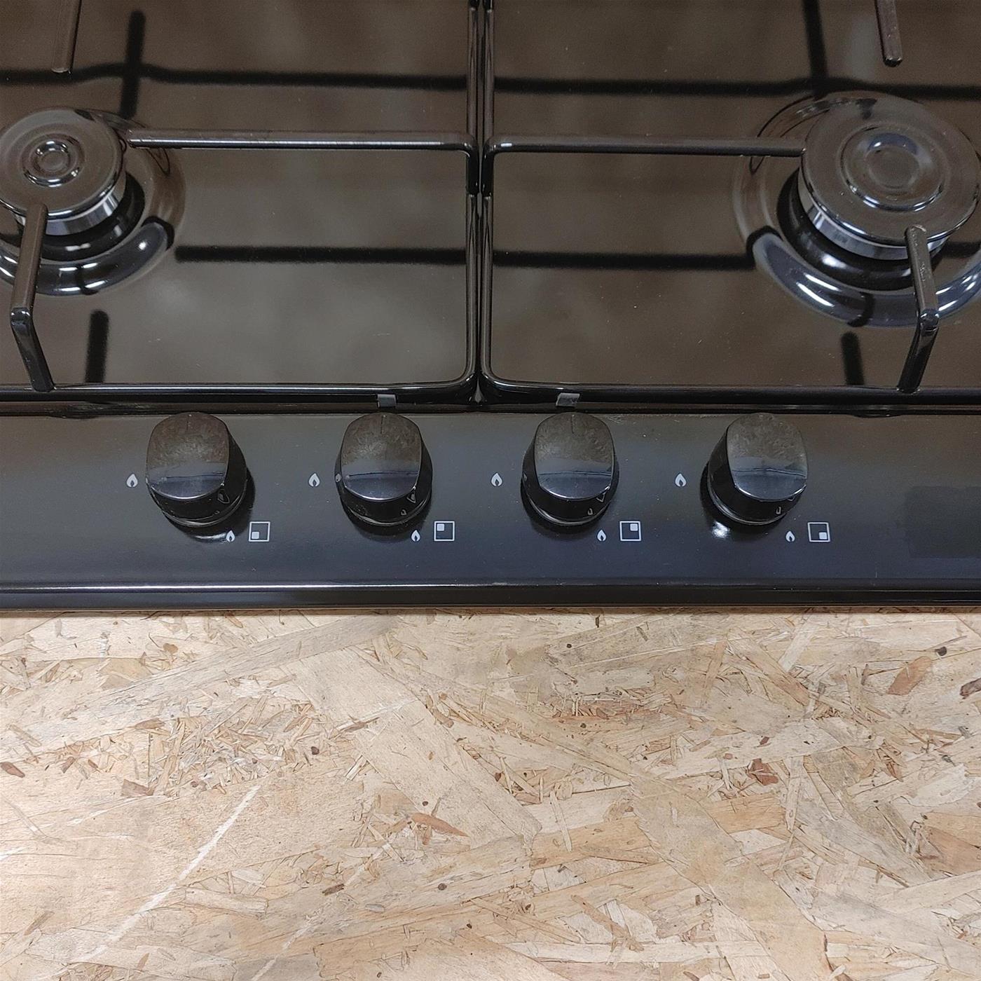 Candy Idea CHW6BRBB Nero Da incasso 60 cm Gas 4 Fornello(i)