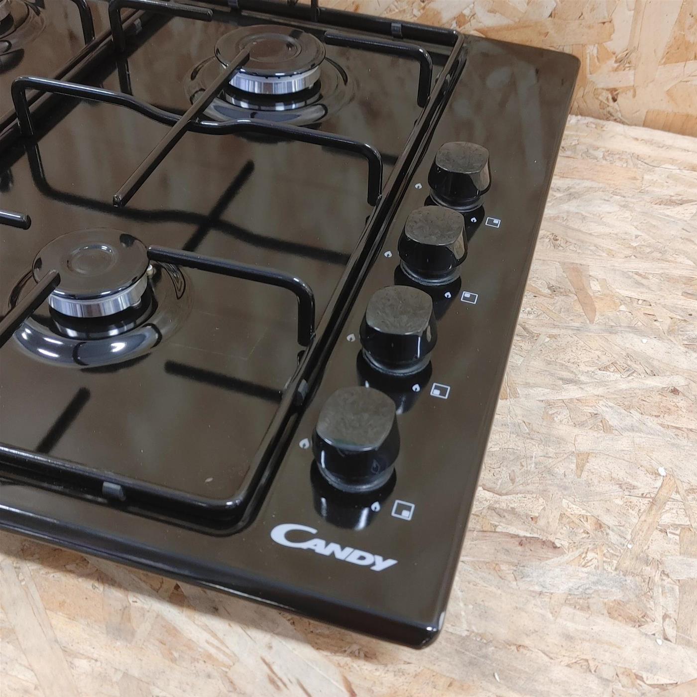 Candy Idea CHW6LBB Nero Da incasso 60 cm Gas 4 Fornello(i)