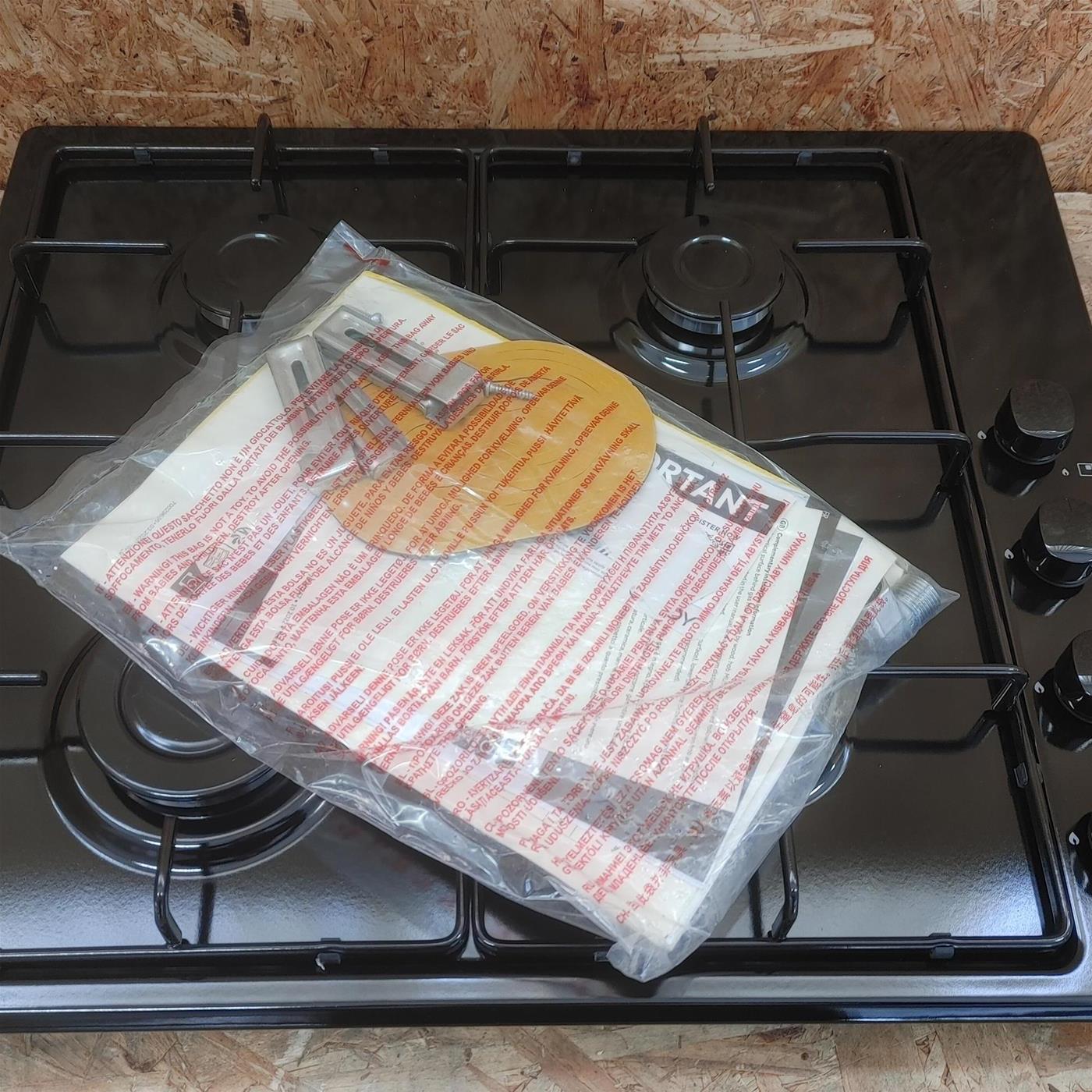 Candy Idea CHW6LBB Nero Incasso 60 cm Gas 4 zona(e)