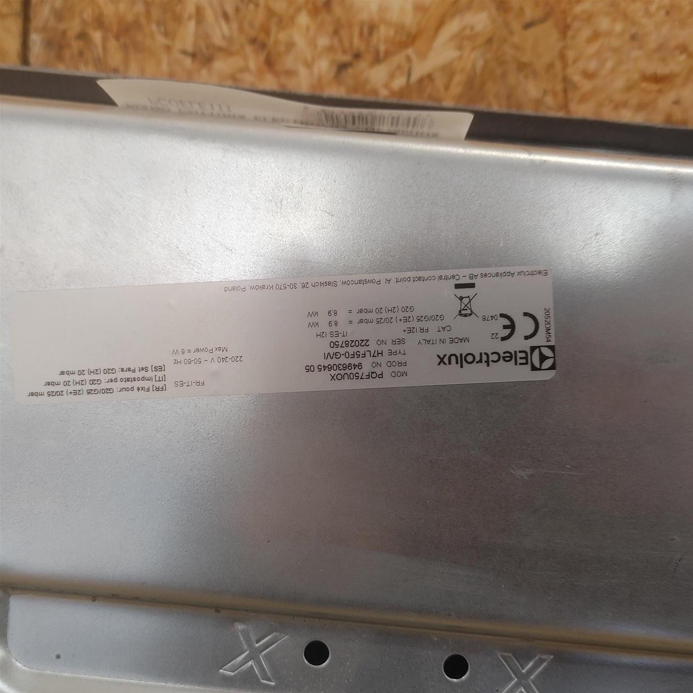 Piano cottura Electrolux PQF750UOX 5 Fornelli