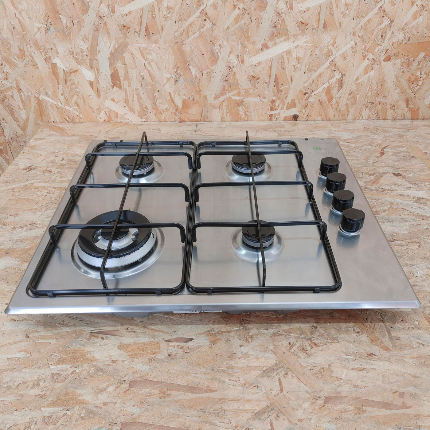 Electrolux EGS6414X piano cottura Stainless steel Da incasso 60 cm Gas 4 Fornello(i)