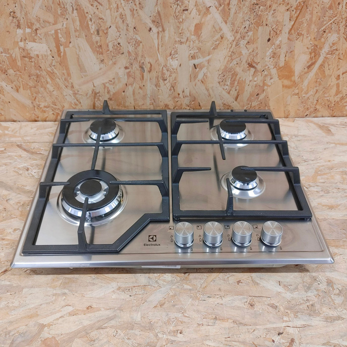 Electrolux KGS6436SX Piano cottura Acciaio inox Da incasso Gas 4 Fornello(i)