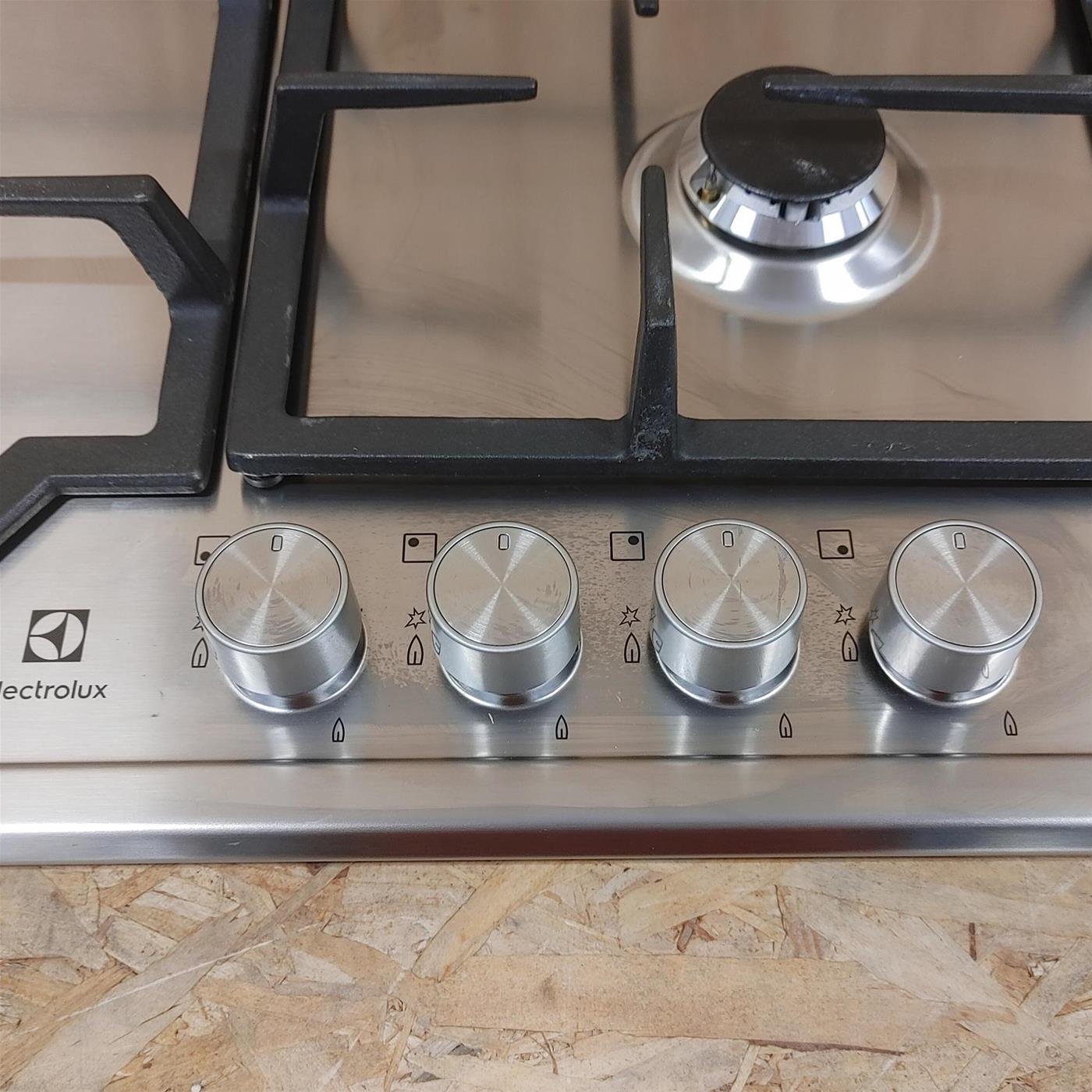 Electrolux KGS6436SX Piano cottura Acciaio inox Da incasso Gas 4 Fornello(i)