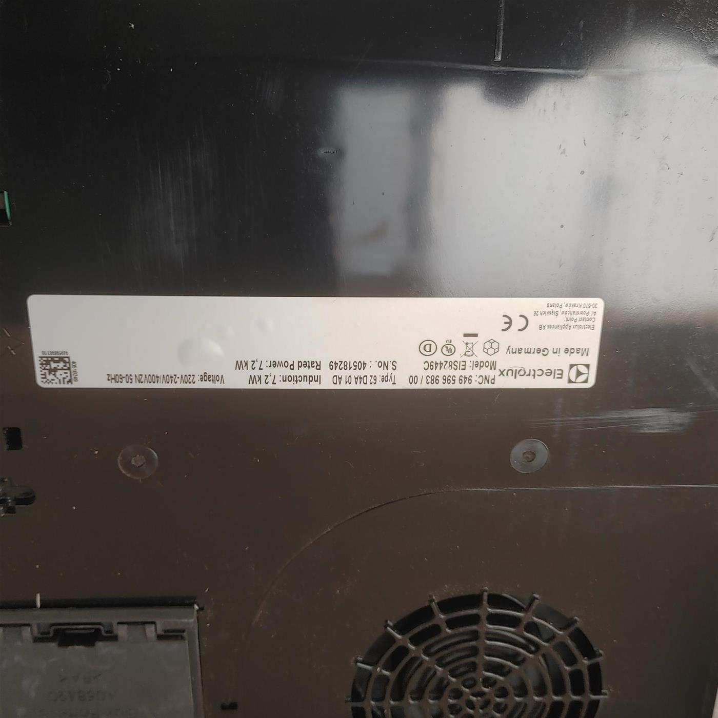 Electrolux EIS82449C Nero Incasso 80 cm Piano cottura a induzione 4 zona(e)