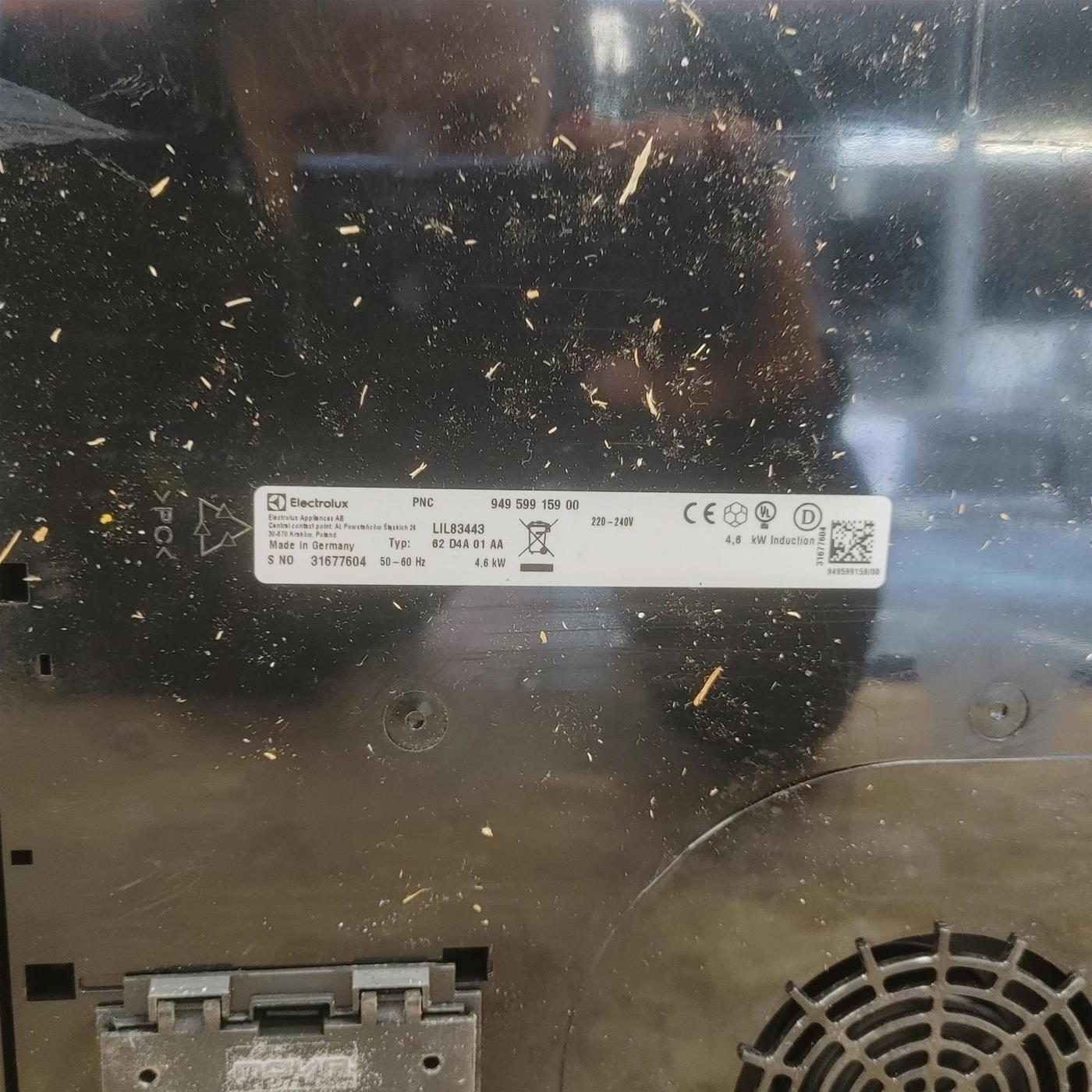 Electrolux LIL83443 Nero Da incasso 78 cm Piano cottura a induzione 4 Fornello(i)