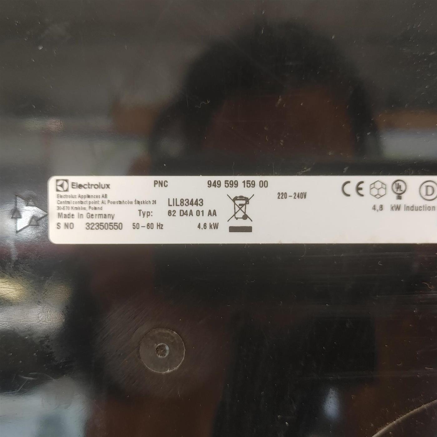 Electrolux LIL83443 Nero Da incasso 78 cm Piano cottura a induzione 4 Fornello(i)