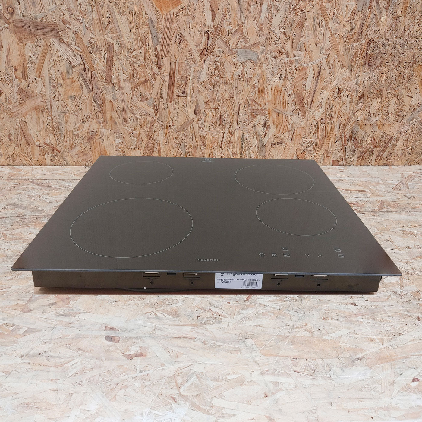 Electrolux Serie 300 EIB60424CK Nero Incasso 60 cm Piano cottura a induzione 4 zona(e)